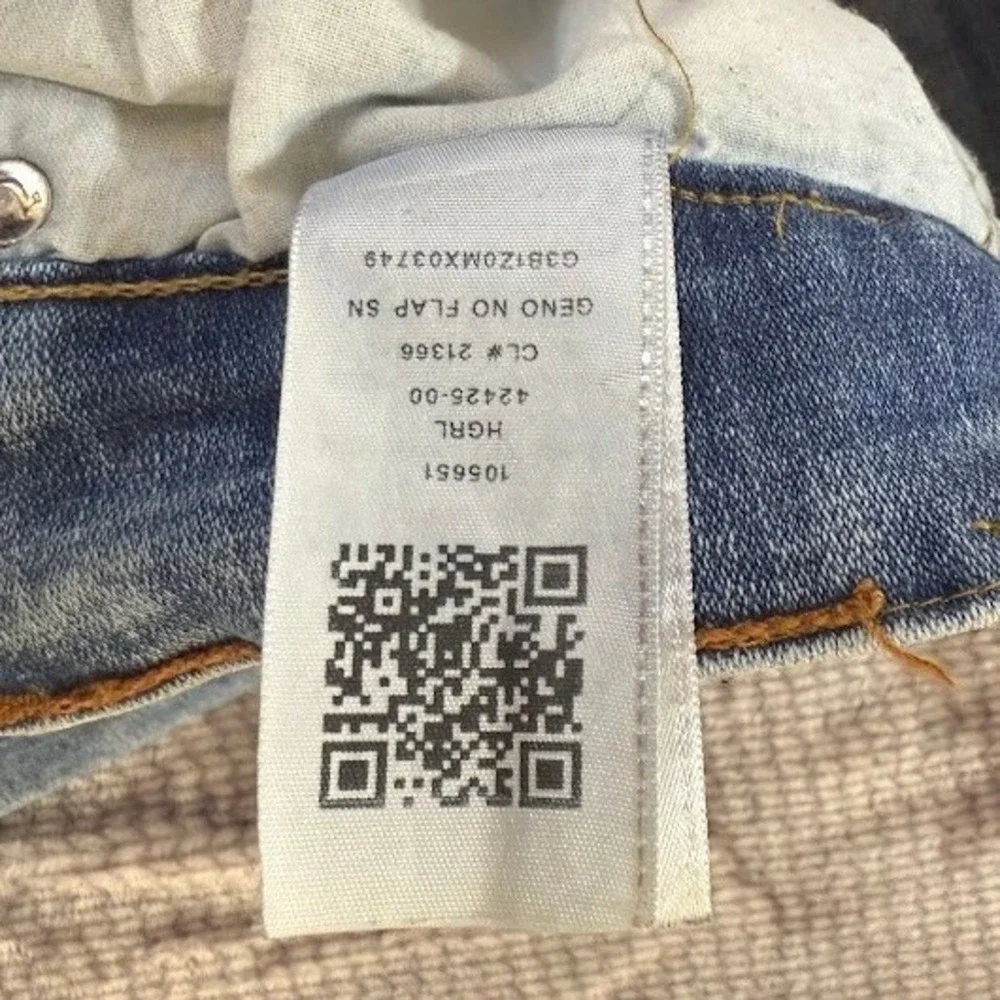 True Religion Geno Relaxed Slim Light Wash Blue Denim Jeans Mens‎ 32x28